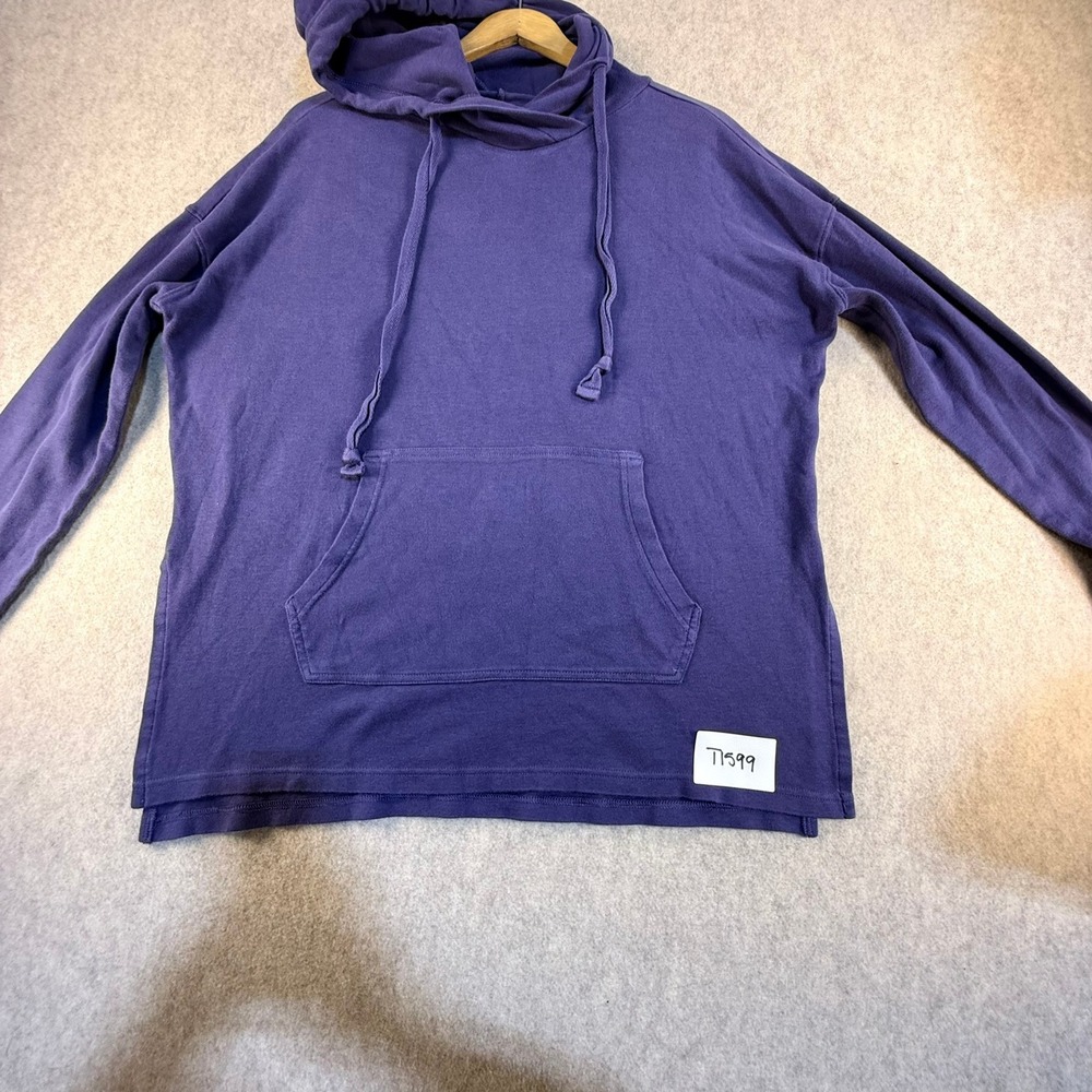 Pact Organic Cotton Purple Pullover Hoodie Sweatshirt Womens‎ Medium T1599